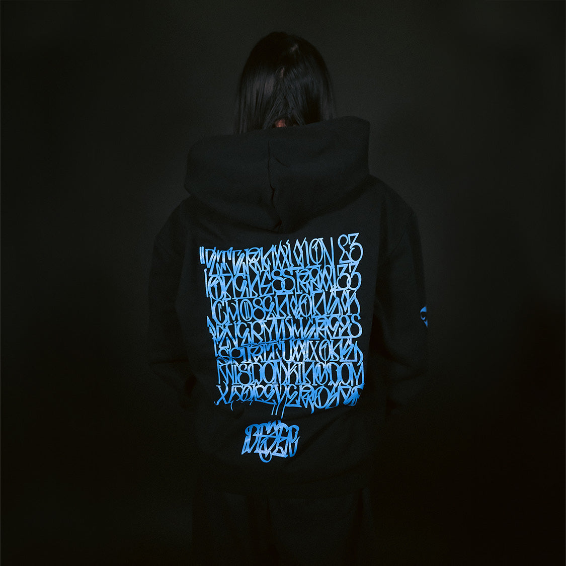 Divinity Hoodie - Black/Blue