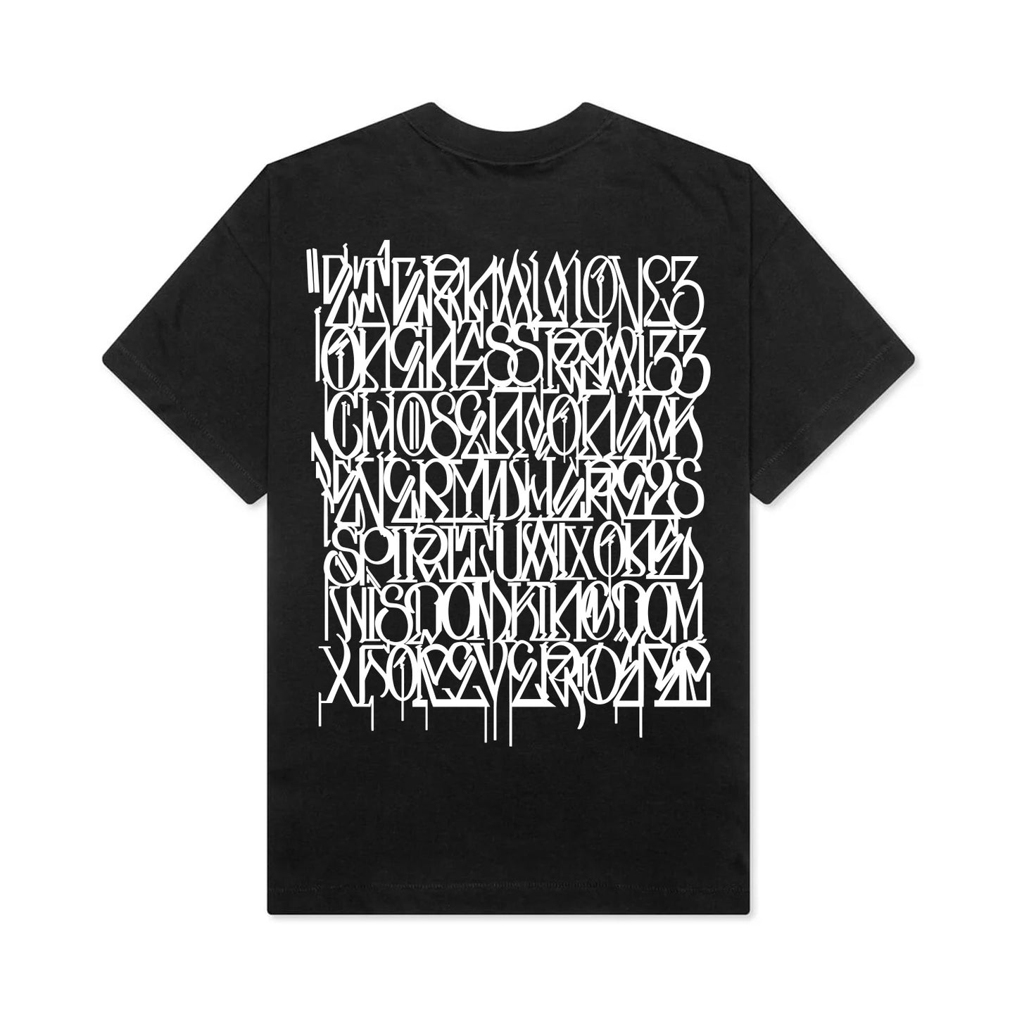 Deferism Tee - Black/White