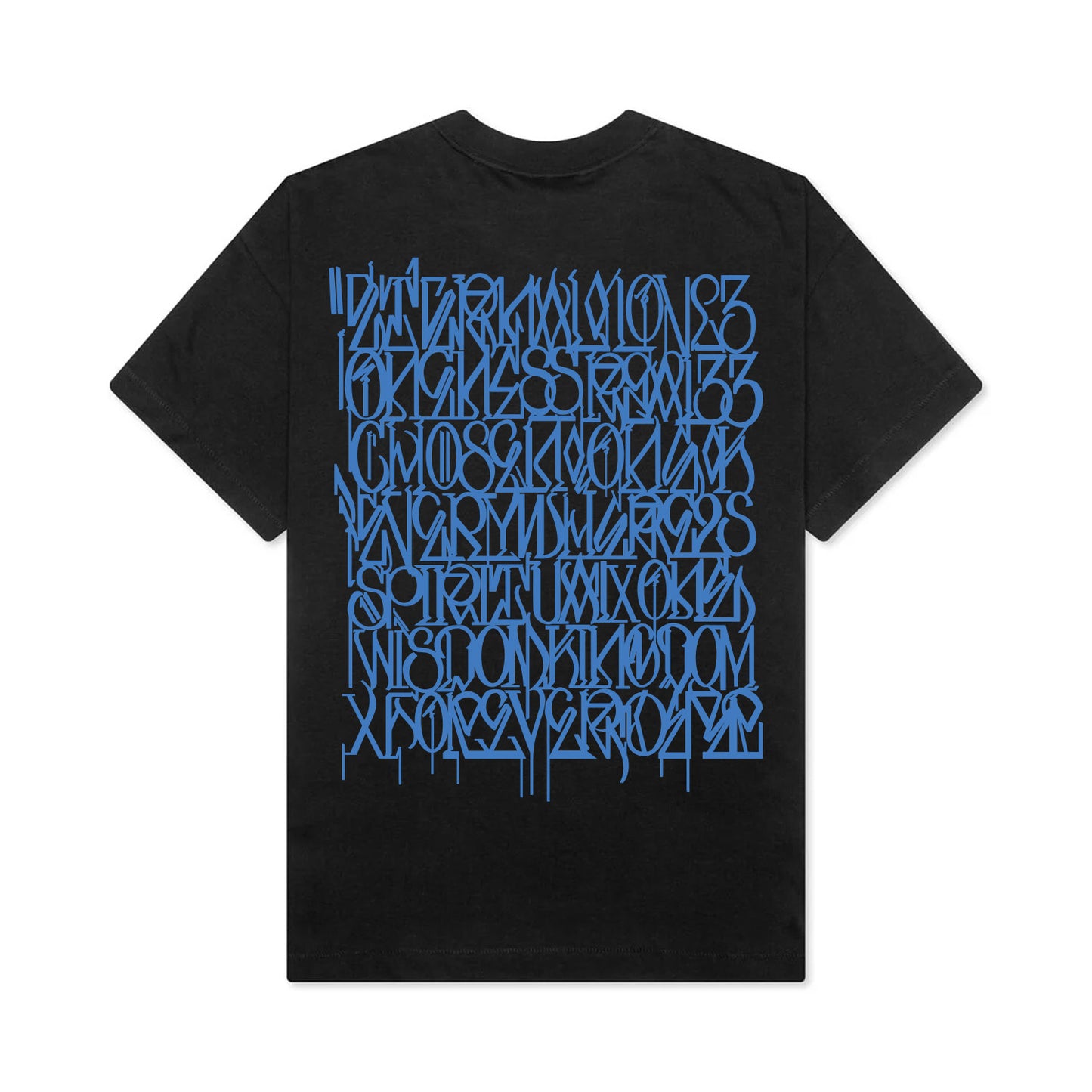 Deferism Tee - Black/Blue